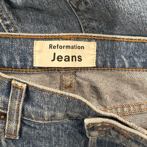REFORMATION Serena High Waist Skinny Jeans In Maya Size 30 - Picture 5 of 10